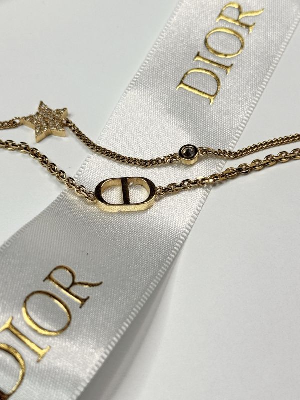 【95成新】DIOR Petit CD 雙鏈手鍊 