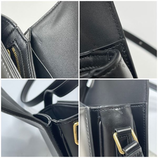 【12期0利率】CELINE TEEN TRIOMPHE亮澤牛皮革手袋【23年1月巴黎購證】【95成新】 