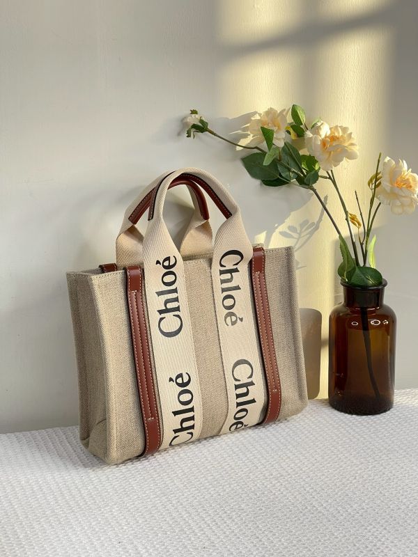 【分期0利率】CHLOE WOODY SMALL 經典棕【9成新】 