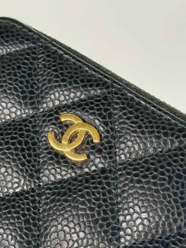 【分期0利率】CHANEL COCO經典牛皮拉鍊零錢包【99成新】 
