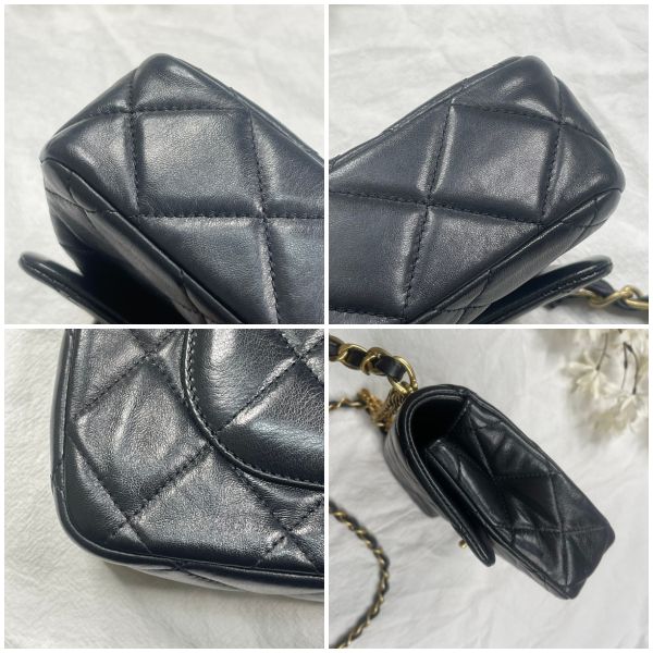 【12期0利率】CHANEL 23S金幣CF23羊蠟皮【95成新】 