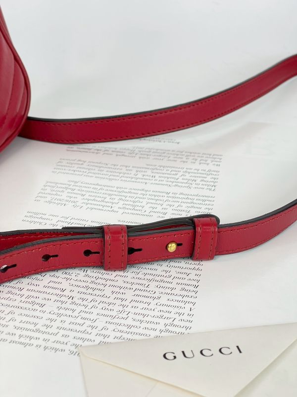 【分期0利率】GUCCI Marmont 相機包紅金【85成新】 