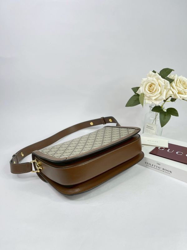 【分期0利率】GUCCI Horsebit 1955 中號肩揹袋【99成新】 