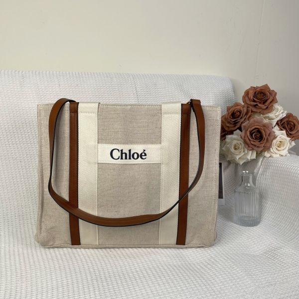 【全新閒置品】【12期0利率】CHLOE 兩用媽媽包 可手提可肩背 含尿布墊 
