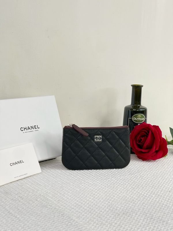 【分期0利率】CHANEL 一字拉鍊零錢包【未使用閒置品】 