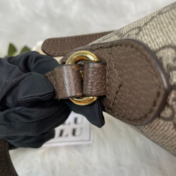【9.5成新】【12期0利率】GUCCI 經典Ophidia系列 GG Supreme 貝殼包 
