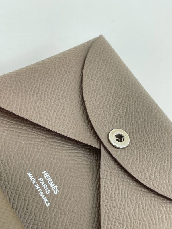 【分期0利率】HERMES Calvi Duo雙層卡片套【95成新】 