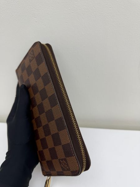 【9成新】LV 棋盤格PVC 塗層帆布拉鍊長夾 