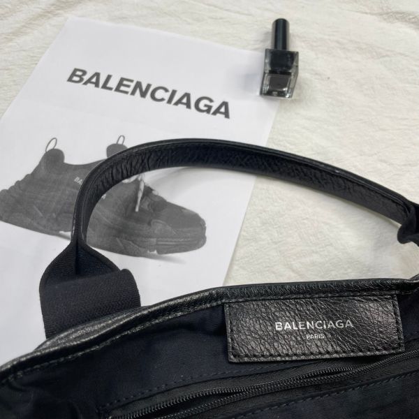 【12期0利率】Balenciaga Navy Cabas S托特包【9成新】 