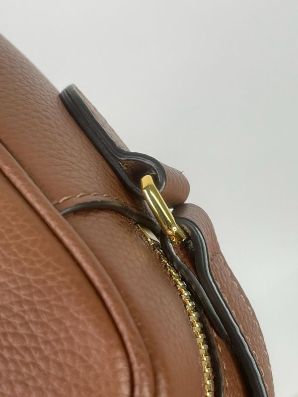 【99成新】BURBERRY TB 荔枝牛皮相機包 