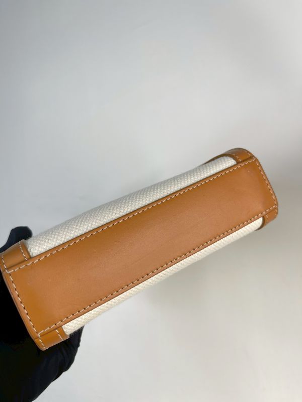 【95成新】CELINE印花LOGO帆布迷你琴譜包 