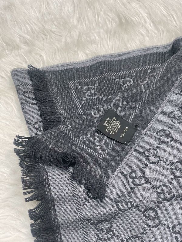 【分期0利率】GUCCI  GG 花紋披肩【未使用閒置品】 