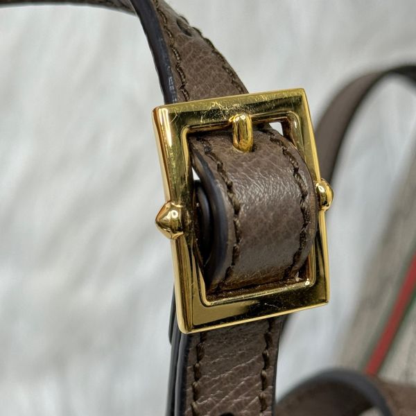 【9成新】【12期0利率】 GUCCI 經典Ophidia系列 GG Supreme 貝殼包 
