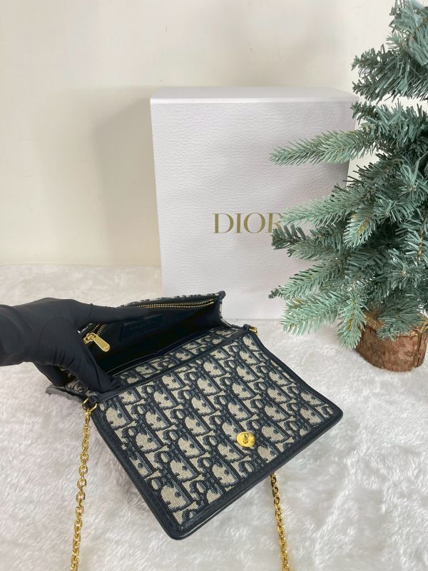【95成新】DIOR 老花二合一腰包 