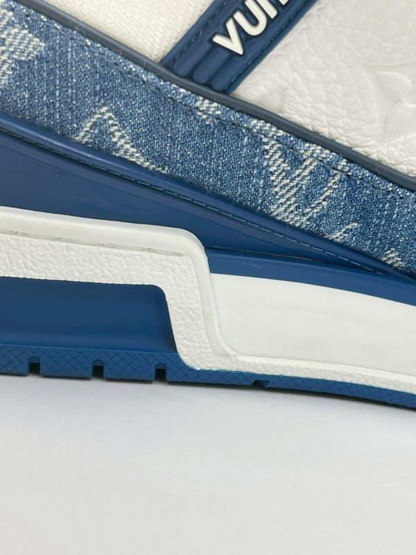 【95成新】LV TRAINER 牛仔藍 36號 