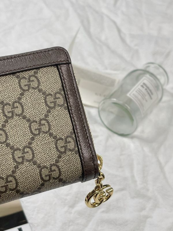 【分期0利率】GUCCI OPHIDIA GG拉鍊長夾【未使用閒置品】 