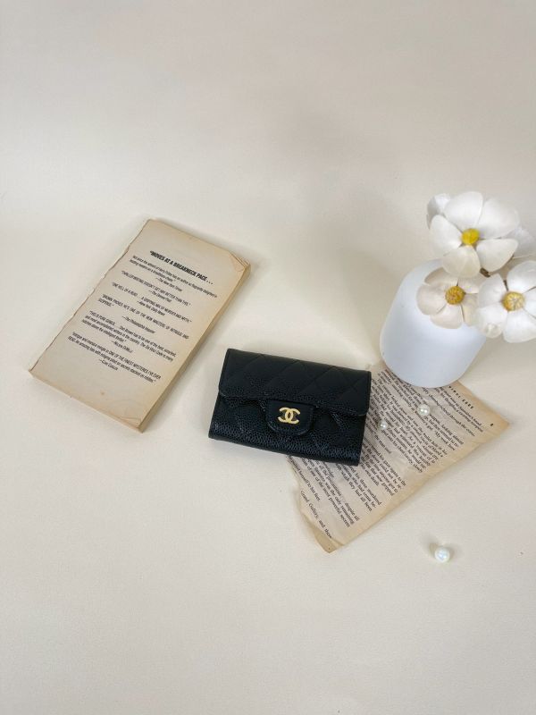 【分期0利率】CHANEL COCO 牛皮零錢卡包【全新品】 