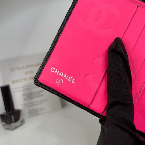 【85成新】【12期0利率】CHANEL 康朋鈕扣短夾A26720 