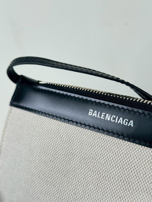 【分期0利率】Balenciaga Navy Cabas XS(背帶款)【9成新】 