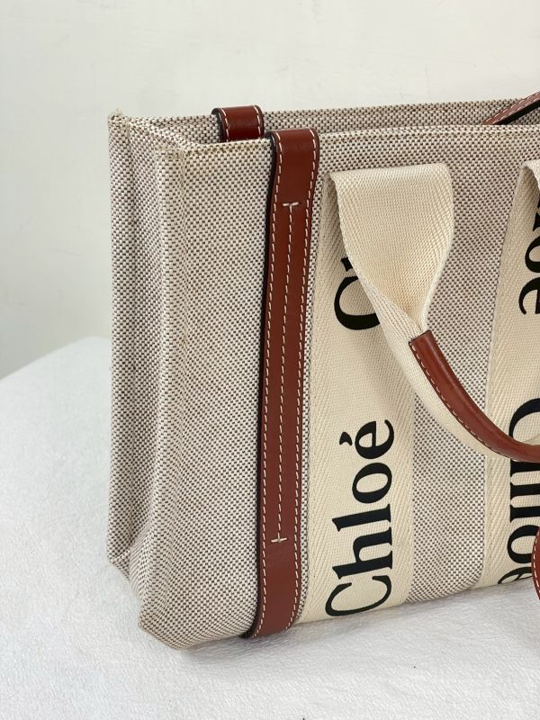 【分期0利率】CHLOE WOODY SMALL 經典棕【9成新】 