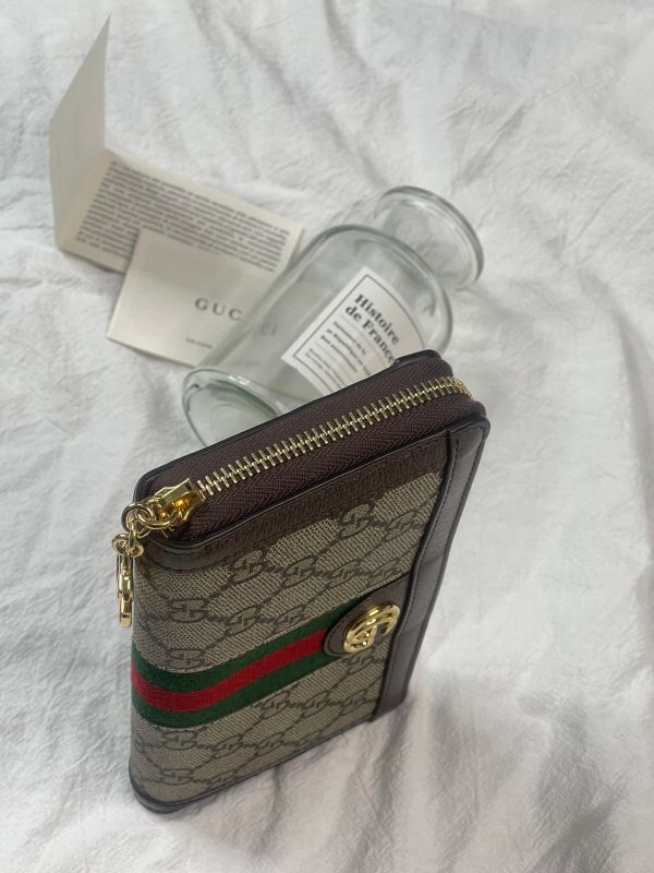 【分期0利率】GUCCI OPHIDIA GG拉鍊長夾【未使用閒置品】 