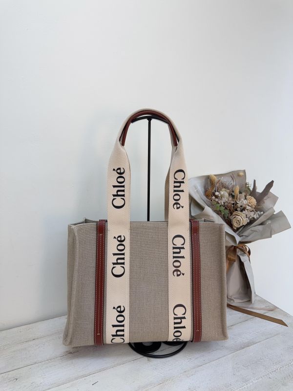 【99成新】CHLOE WOODY 中號  經典棕 