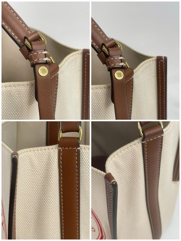 【9成新】BURBERRY  PEGGY 燙印LOGO水桶包 