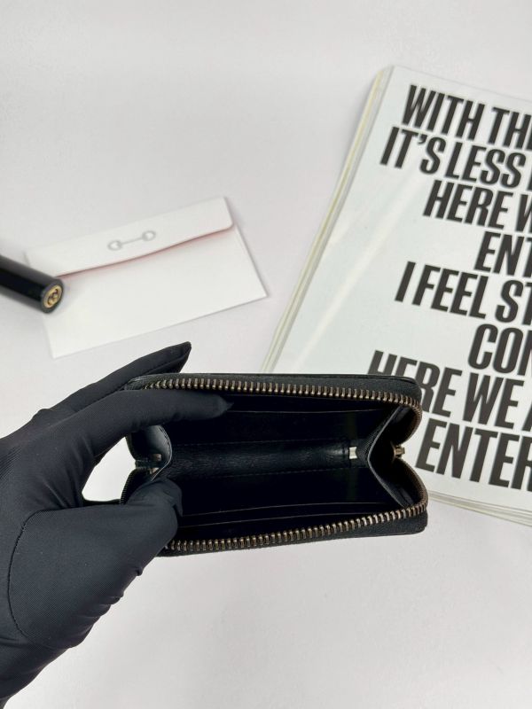 【分期0利率】GUCCI GG MARMONT 拉鍊零錢卡包【95成新】 