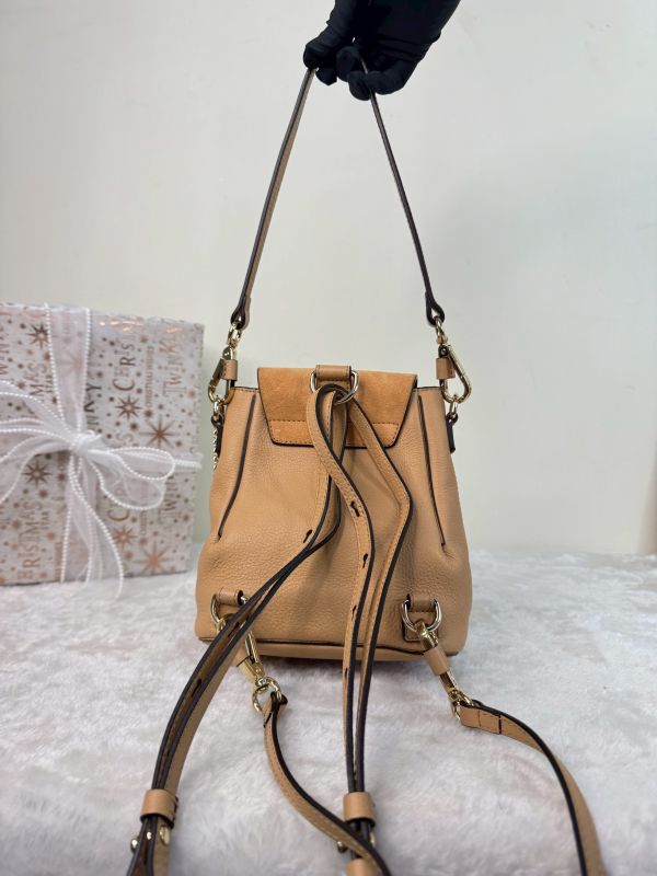 【9成新】CHLOE FAYE 迷你雙肩後背包 