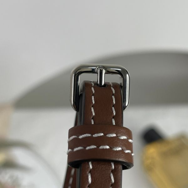 【95成新】【12期0利率】BURBERRY  Pocket 字母帆布拼接小牛皮MICRO斜背包 