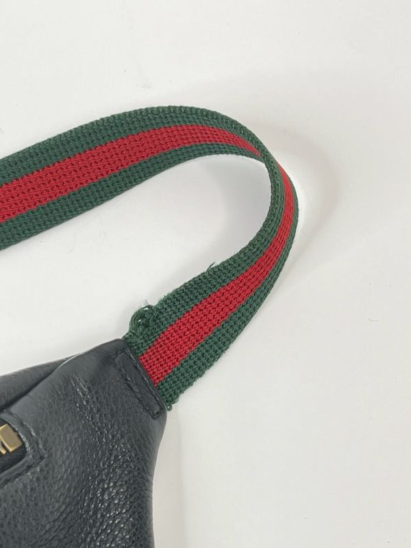 【分期0利率】GUCCI 皮革迷你腰包  95公分【85成新】 