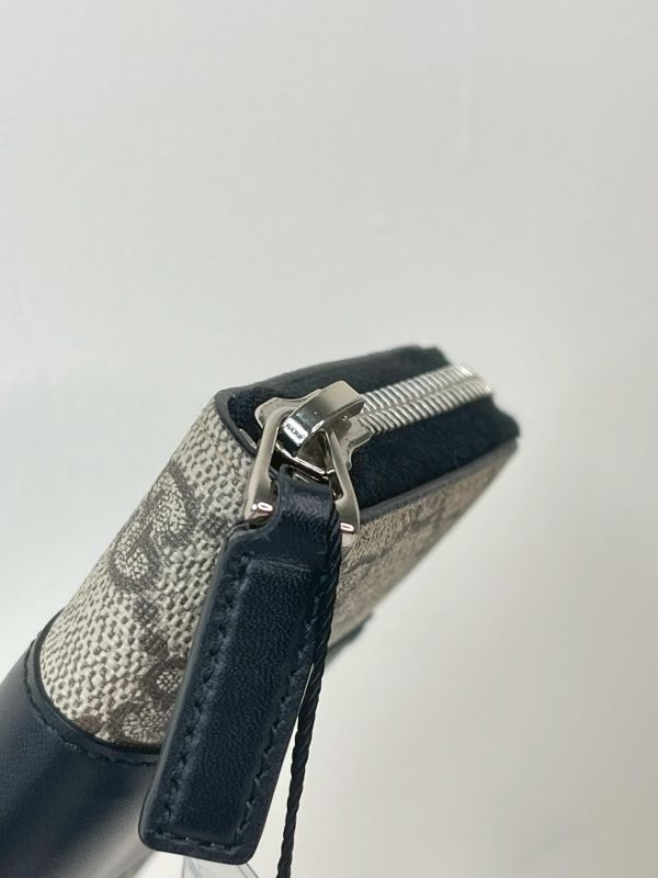 【95成新】GUCCI GG SUPREME 拉鍊零錢卡包 