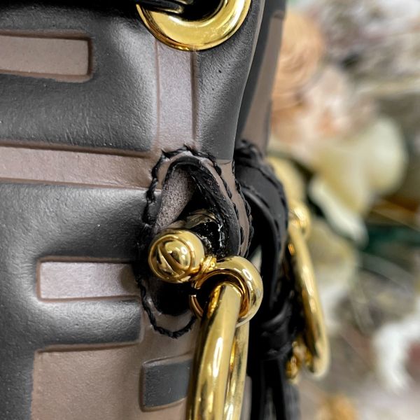 【12期0利率】FENDI Mon Tresor迷你水桶包【95成新】 