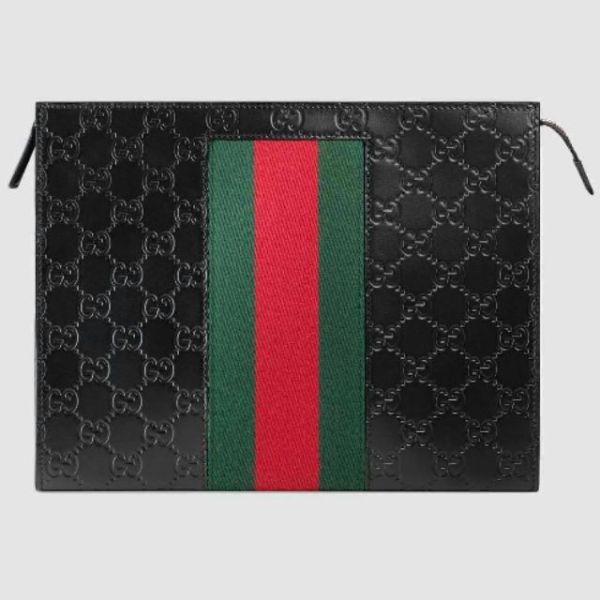 【12期0利率】GUCCI皮革手拿包【9成新】 