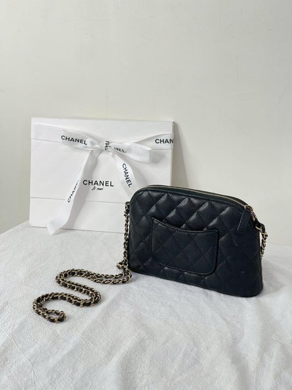 【99成新】CHANEL 24A 顆粒牛皮貝殼包 