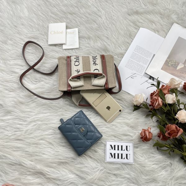 【12期0利】Chloé  背帶款迷你托特包【99成新】 