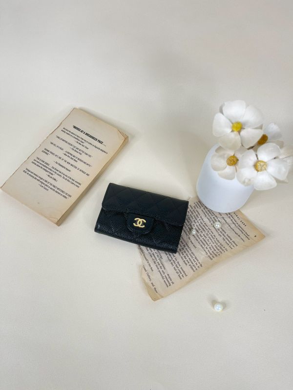 【分期0利率】CHANEL COCO 牛皮零錢卡包【全新品】 