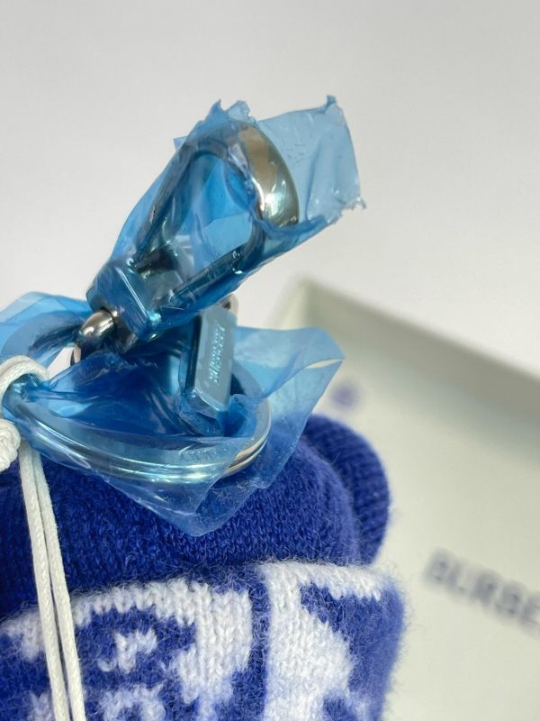 【全新品】BURBERRY Thomas Bear 羊毛混紡鑰匙扣 