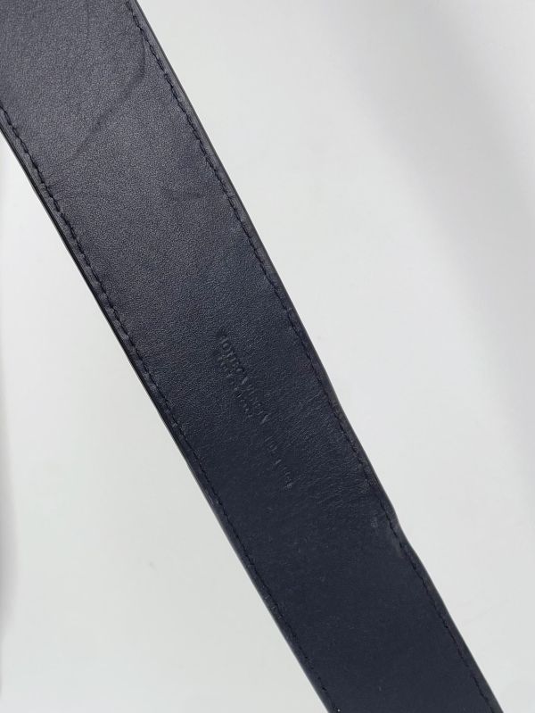 【9成新】BV細編織4CM圓頭皮帶 