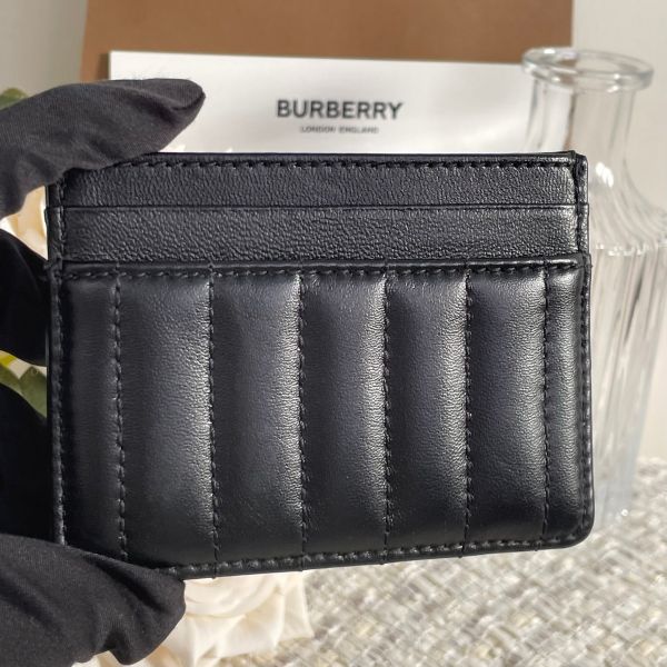 【12期0利率】BURBERRY LOLA 绗缝羊皮TB卡包【95 成新】 