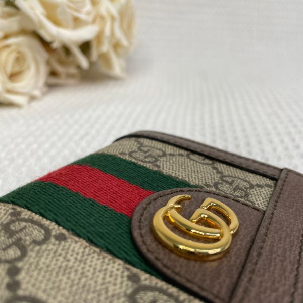 【9成新】【12期0利率】GUCCI OPHIDIA 雙折短夾 