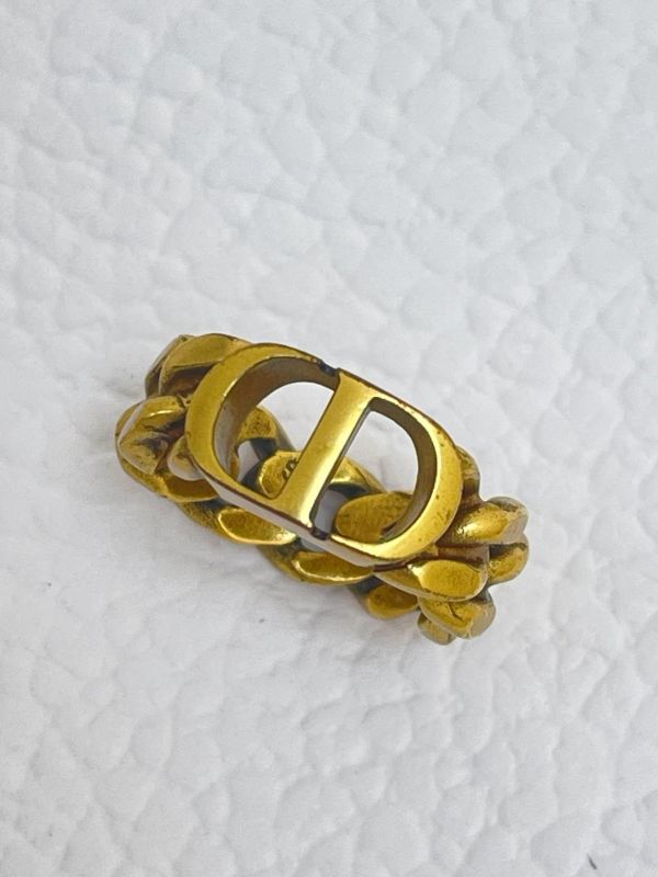 【9成新】DIOR CD Icon 鏈環戒指 