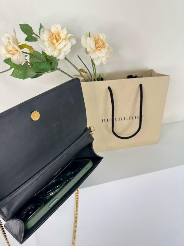 【分期0利率】BURBERRY LOLA 羊皮鍊帶 WOC【9成新】 