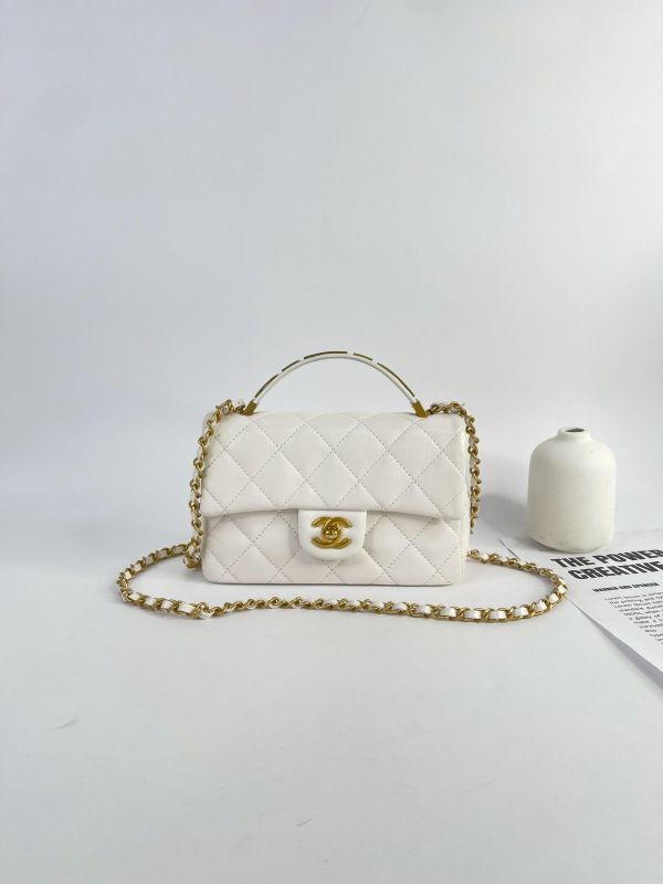 【99成新】CHANEL 24P HANDLE 翻蓋包 
