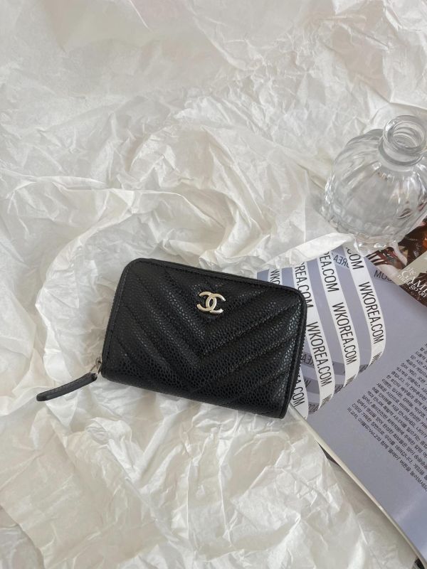 【99成新】CHANEL 拉鍊零錢包 