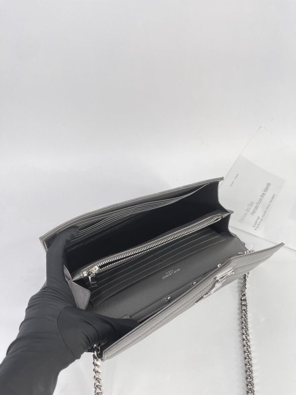 【99成新】YSL WOC 魚子醬鍊包 22.5CM 