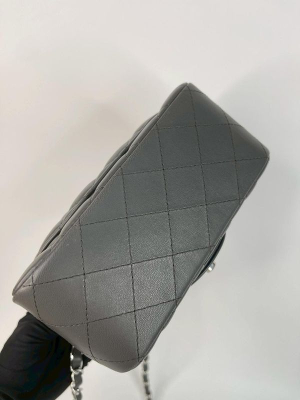 【99成新】CHANEL 方胖 晶片款深灰 