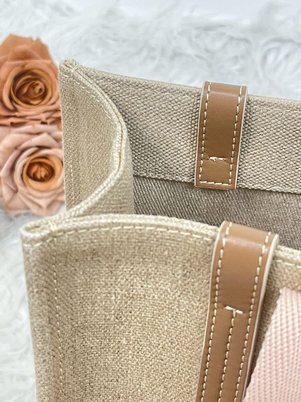 【分期0利率】Chloé 中號Woody Tote Bag 刺繡款【95成新】 