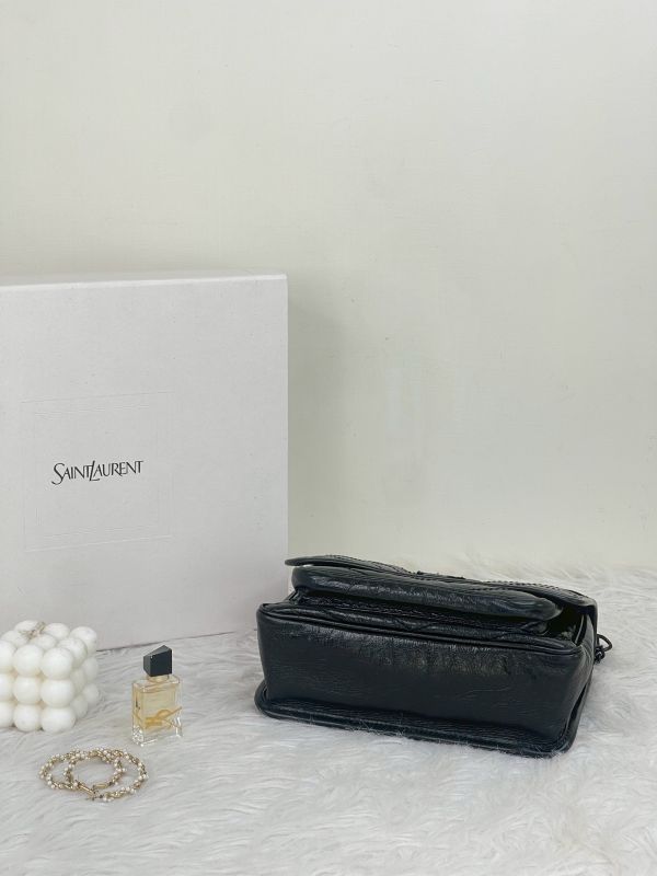 【分期0利率】YSL 復古皮革BABY手袋 D扣款 【99成新】 