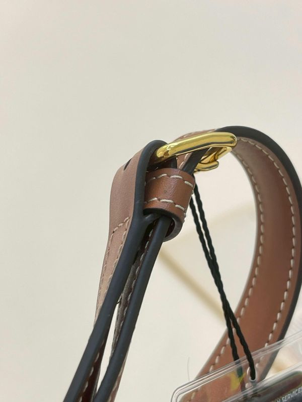 【未使用閒置品】CELINE  凱旋門老花迷你馬鞍包 